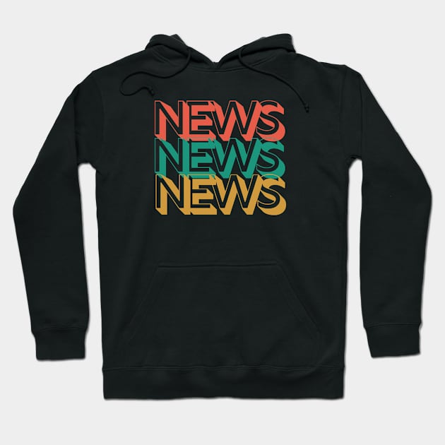 Retro News Hoodie by Rev Store